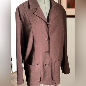 Briggs New York Women’s Brown Blazer Jacket